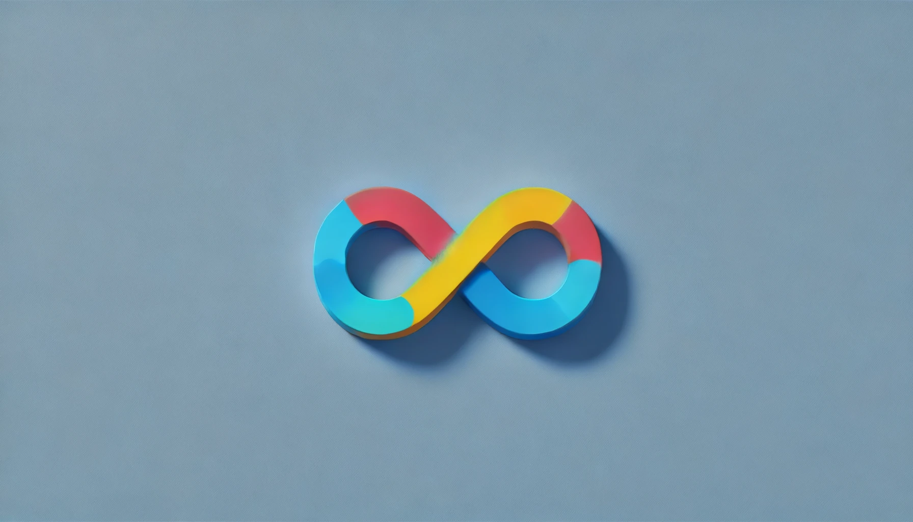 L'immagine descrive il nuovo simbolo per l'autismo:L'arcobaleno rappresenta l'orgoglio e l'infinito rappresenta la diversità e le infinite possibilità.